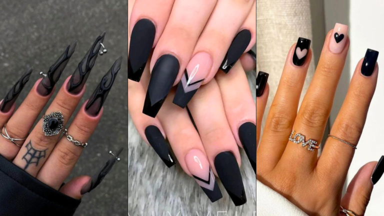 30 Black Nails Designs Ideas for 2025