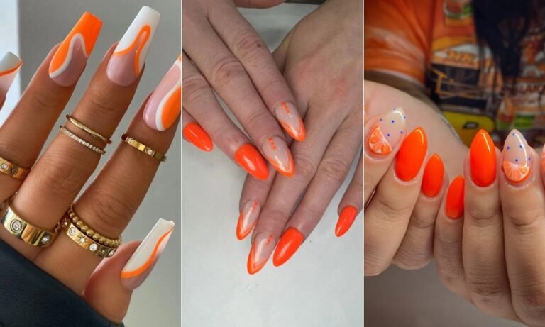 26 Orange Nails Ideas for 2026