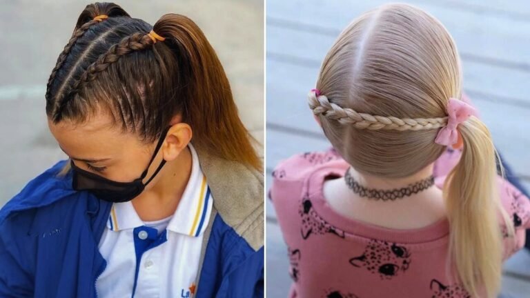 28 Easy Hairstyles for School 2024