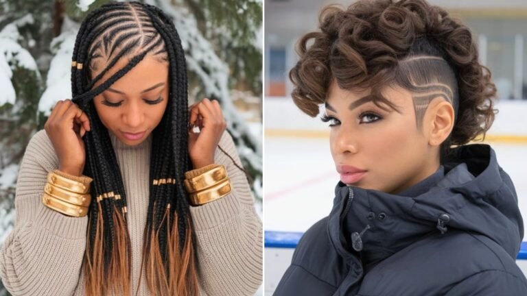 18 Winter Hairstyles for Black Women Ideas 2024