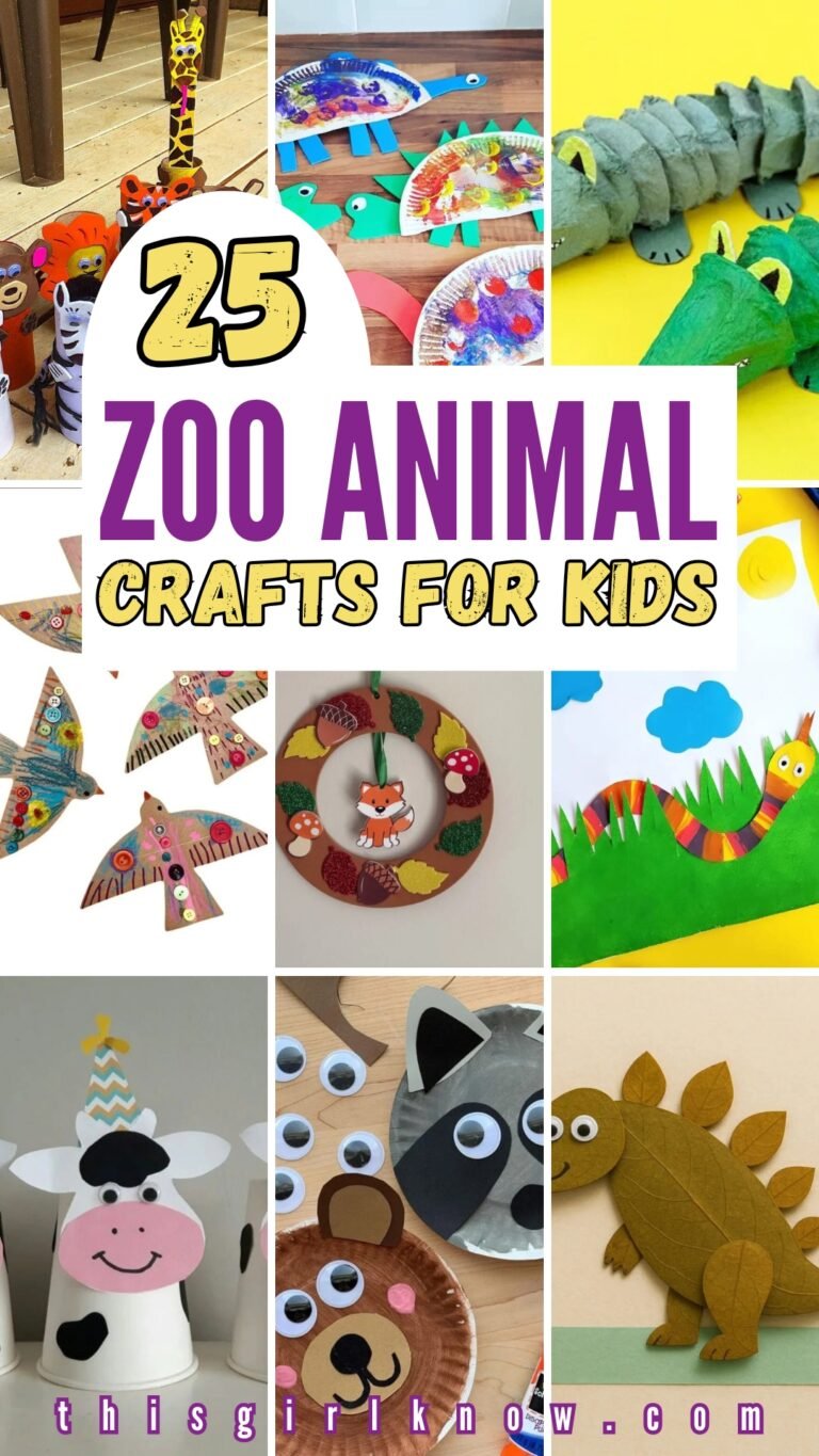 25 Zoo Animal Crafts For Kids for 2026 – This Girl Know