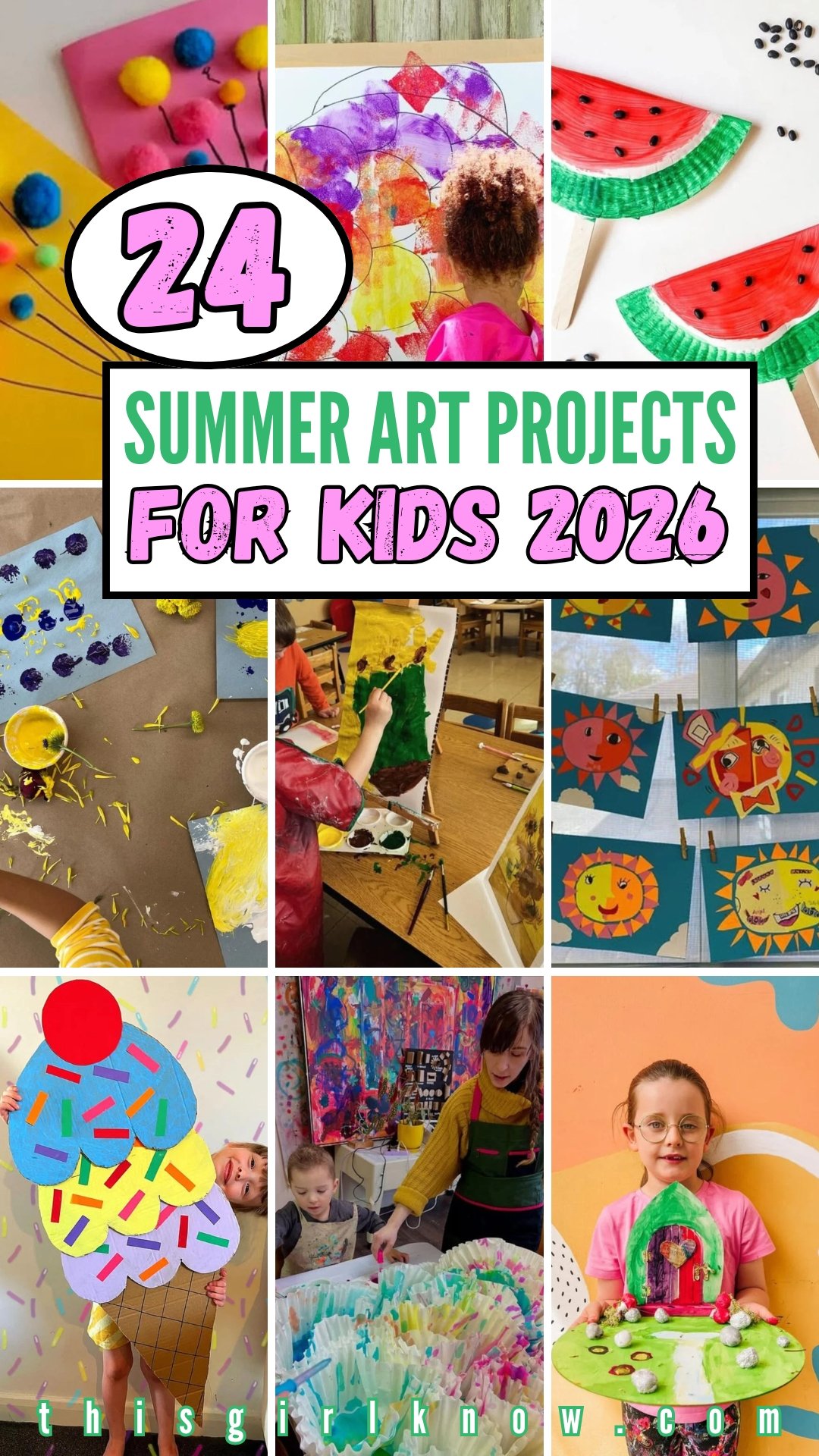 24 Summer Art Projects for Kids 2026 – This Girl Know
