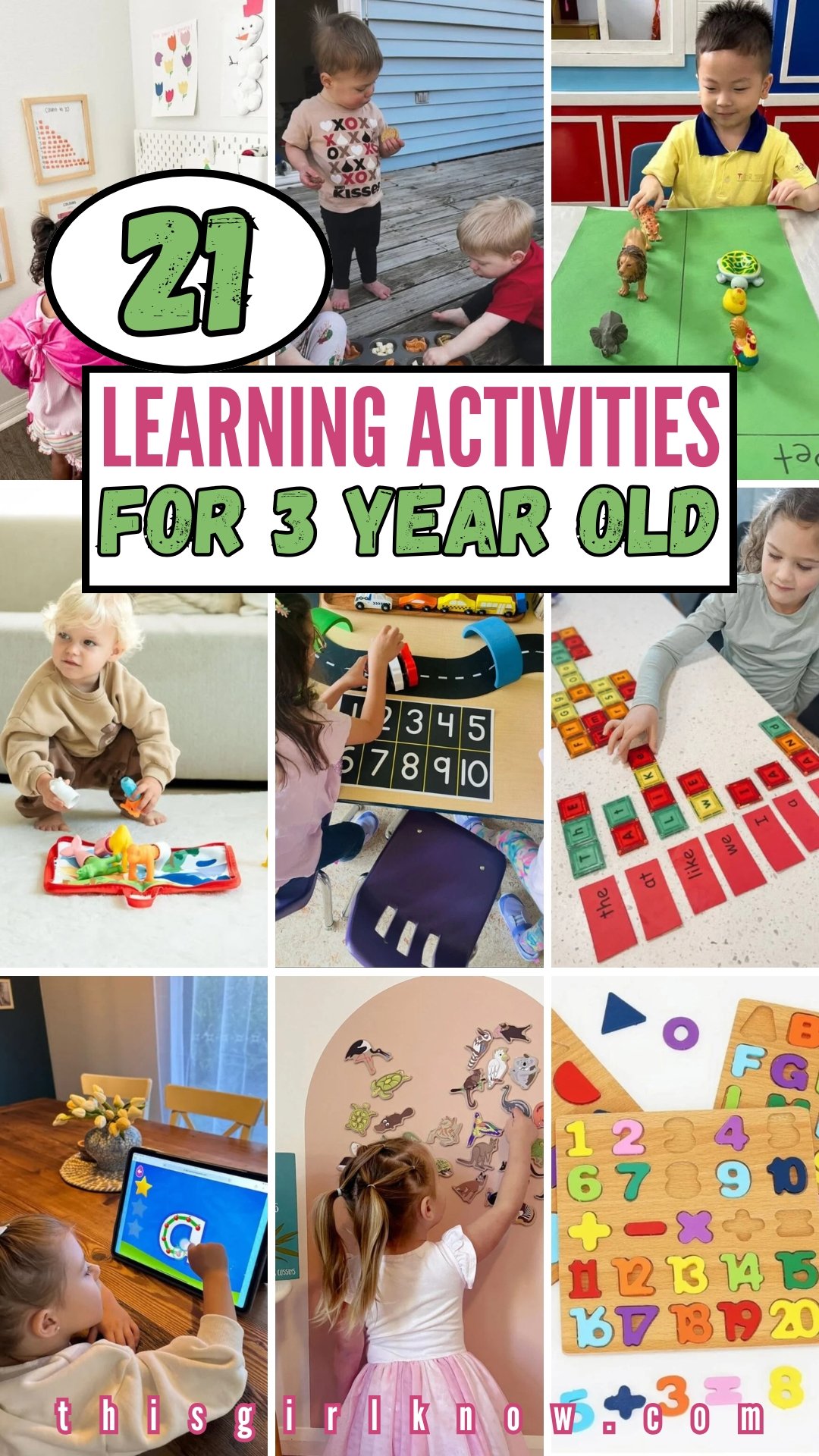 21 Learning Activity for 3 Year Old in 2026 – This Girl Know