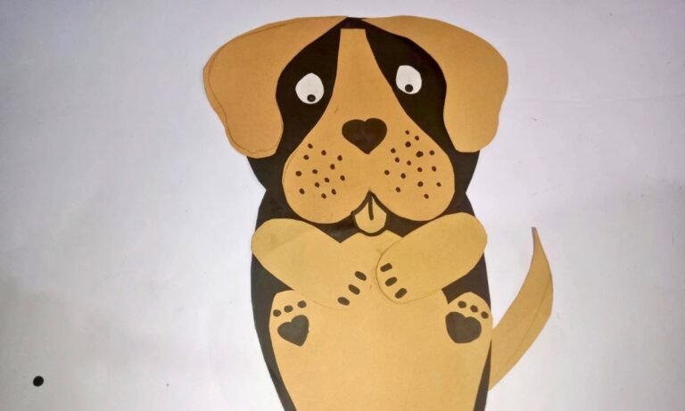 Dog Paper Craft for Kids That Is Fun and Super Easy to Make