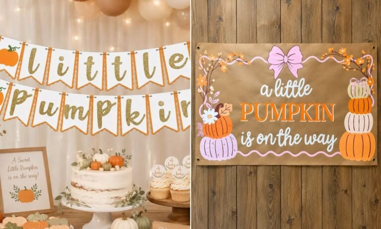10 Fall Baby Shower Banner Ideas