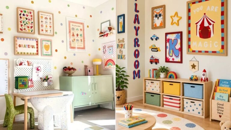 21 Playroom Wall Decor Ideas