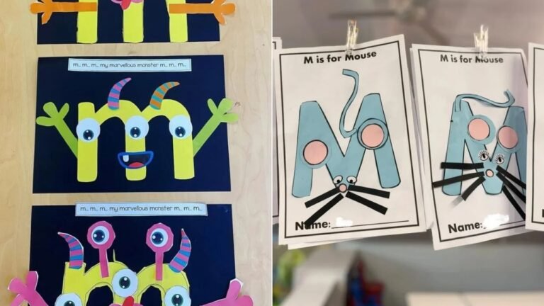 21 Letter M Crafts Ideas for Preschoolers